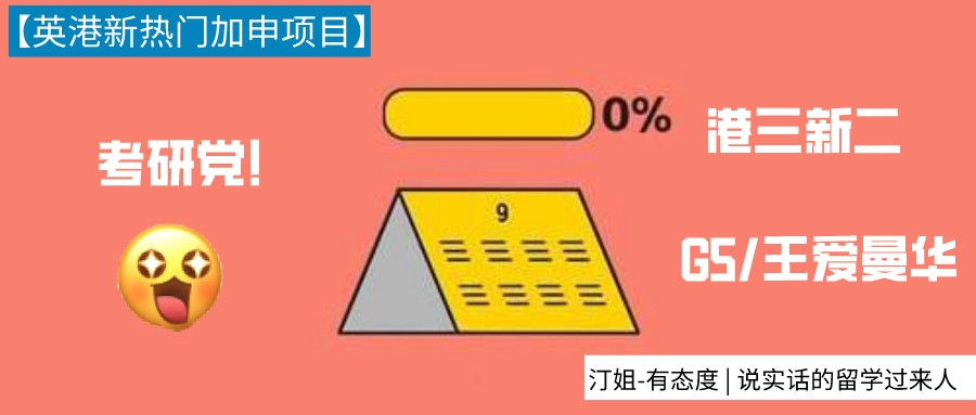 考研不理想要失学了？别慌！这些英港新热门项目还能申！